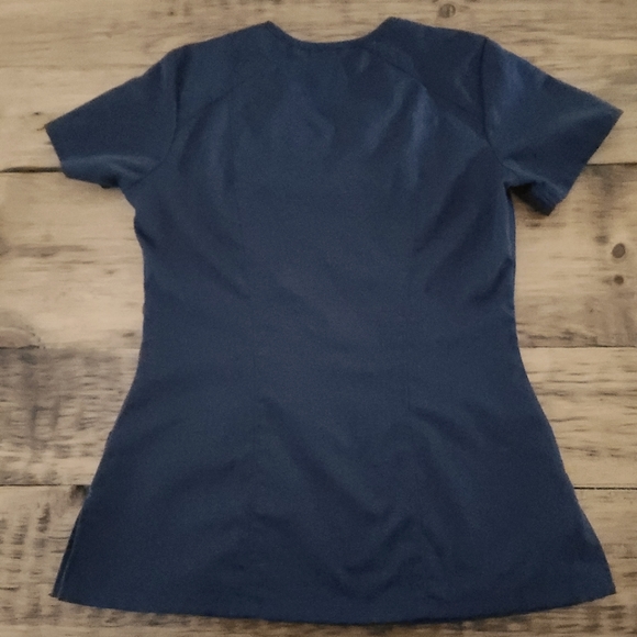 Grey's Anatomy By Barco Scrub Top Navy Size XS - Picture 5 of 6